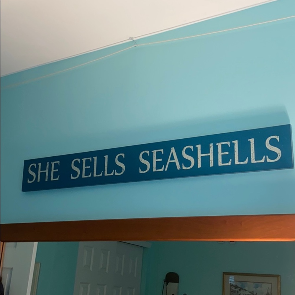 She Sells Seashells Sign